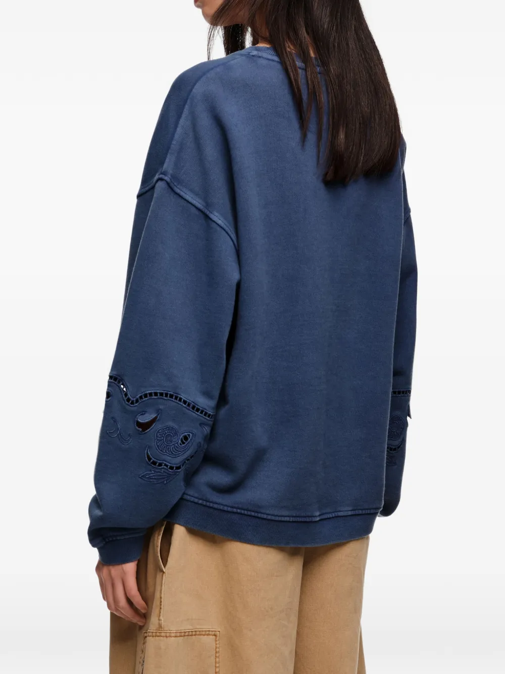 Bimba y Lola Trui met uitgesneden details Blauw