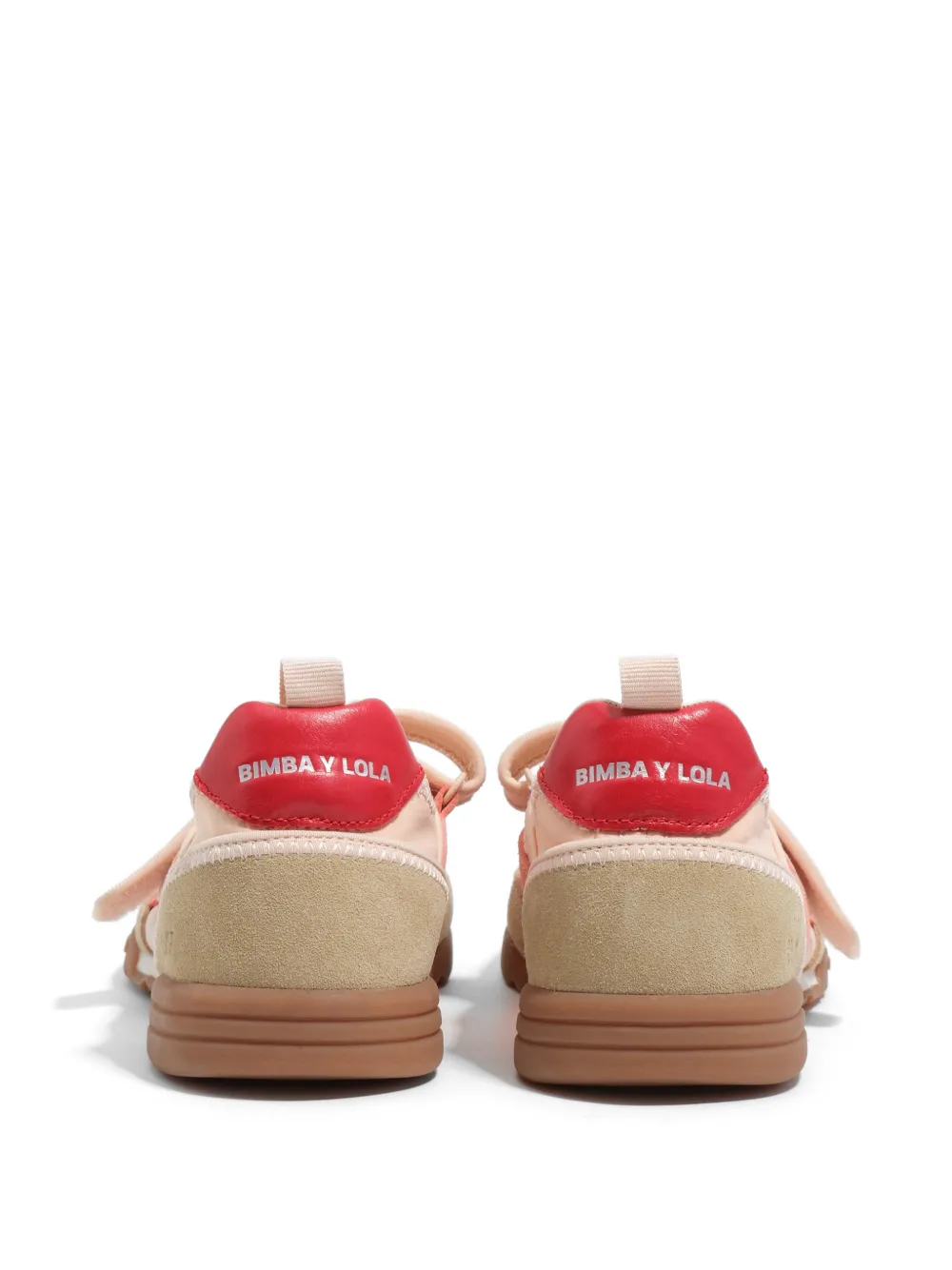 Bimba y Lola Ballerina's met klittenband en vlakken Roze