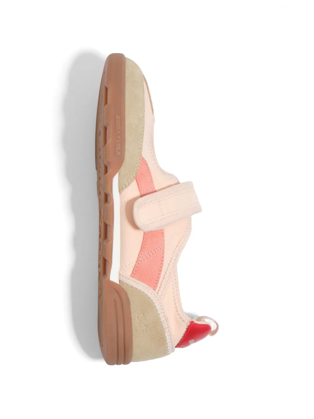 Bimba y Lola Ballerina's met klittenband en vlakken Roze