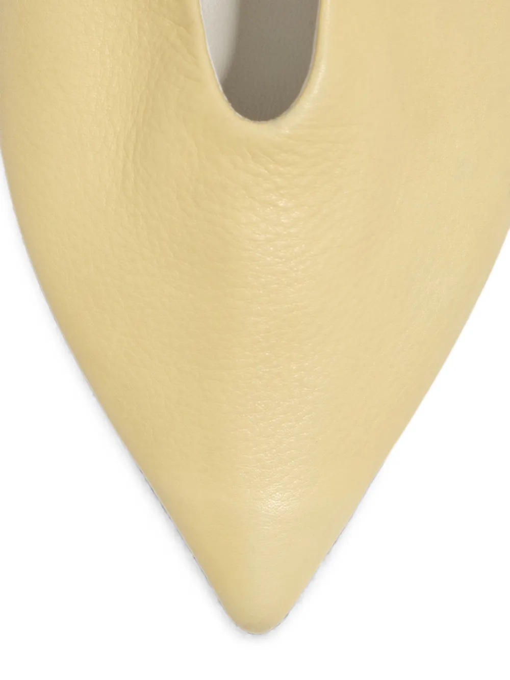 BIMBA Y LOLA Leren slingback ballerina's Geel
