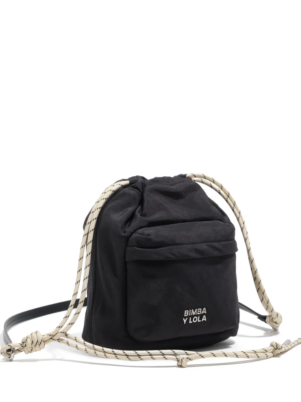 BIMBA Y LOLA Mini-tas met trekkoord en zak Zwart