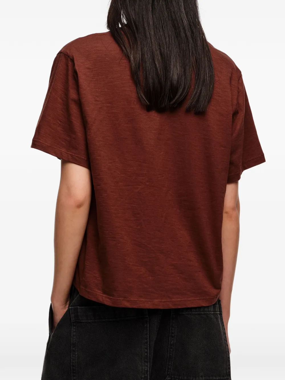 Bimba y Lola T-shirt met V-hals Bruin