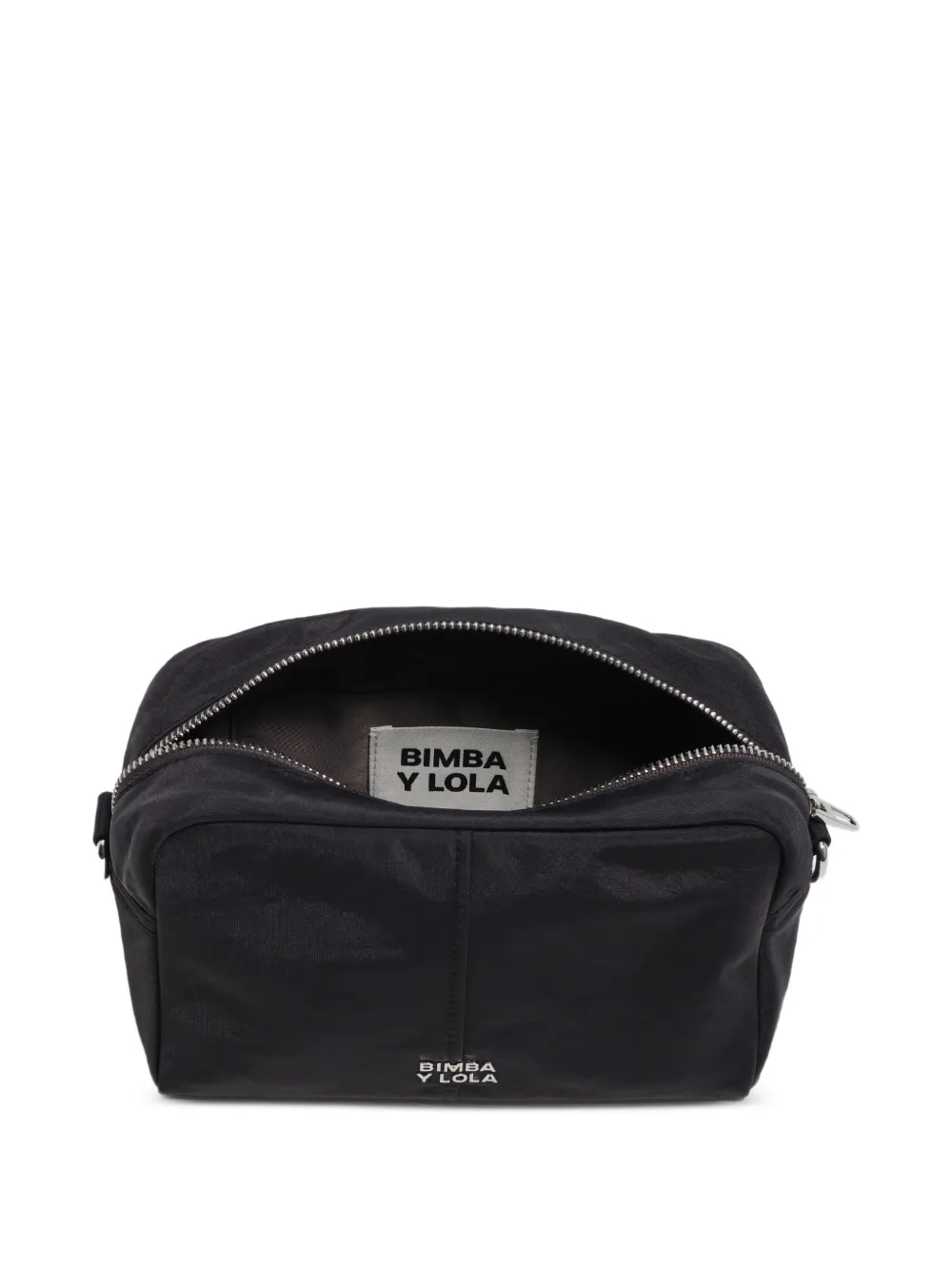 Bimba y Lola zip charm cross body bag - Nero