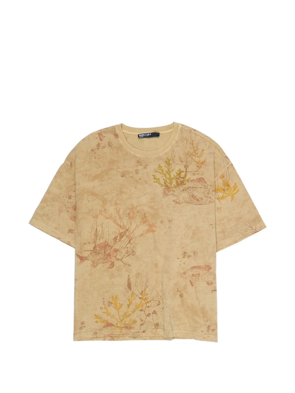 Bimba y Lola printed T-shirt - Toni neutri
