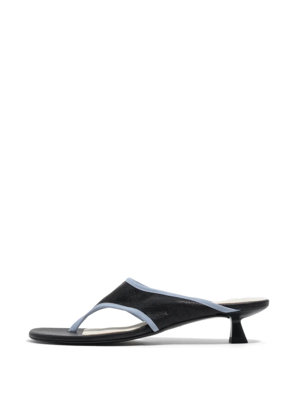 Bimba y Lola toe post heeled sandals - Nero