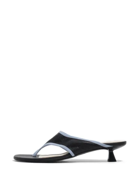 Bimba y Lola toe post heeled sandals