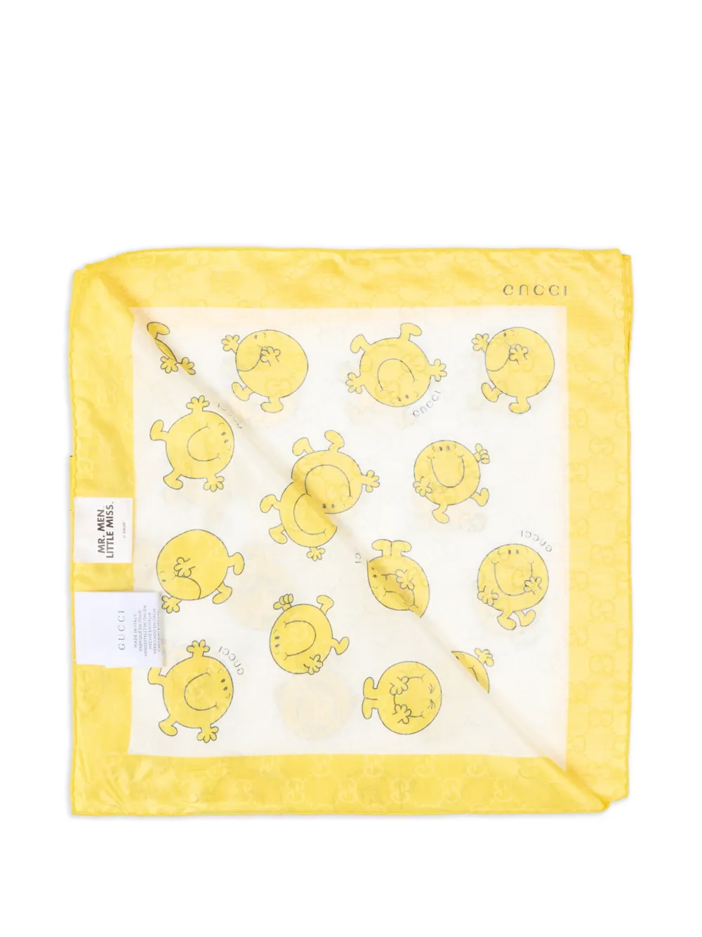  Gucci Kids Printed Foulard - White 