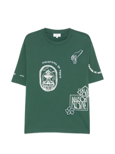 Maison Kitsuné Camiseta Art Nouveau com estampa