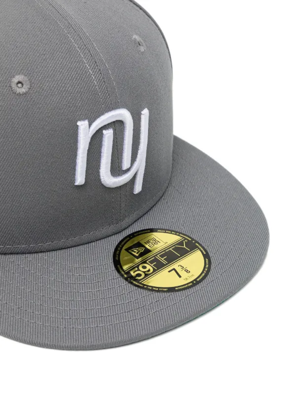 帽子 NEIGHBORHOOD X NEWERA 59FIFTY BLK NEIGHBORHOOD x NEWERA 59FIFTYブラックキャップ - アクセサリーの