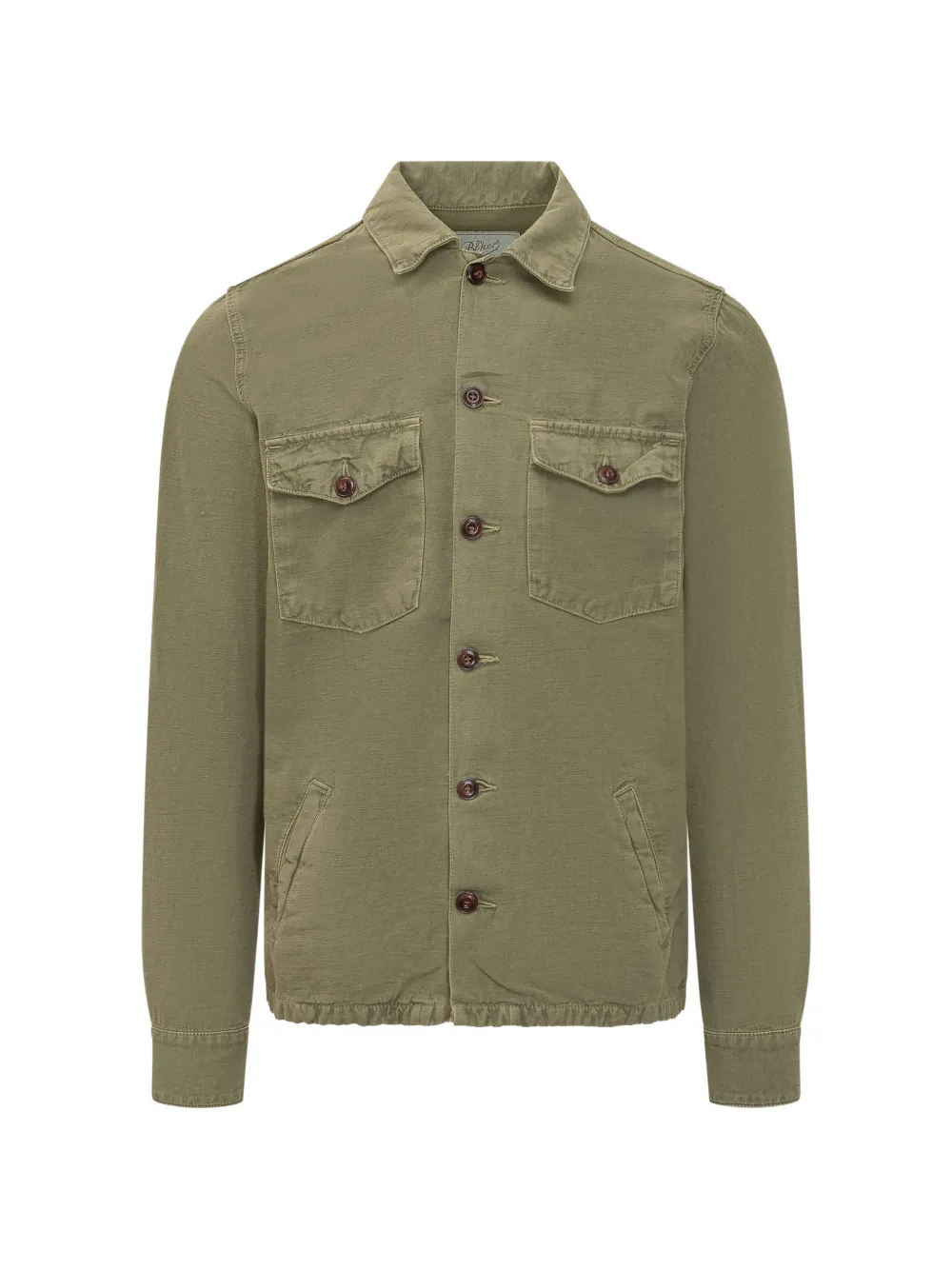BL'KER buttoned flap pocket shirt jacket - Verde