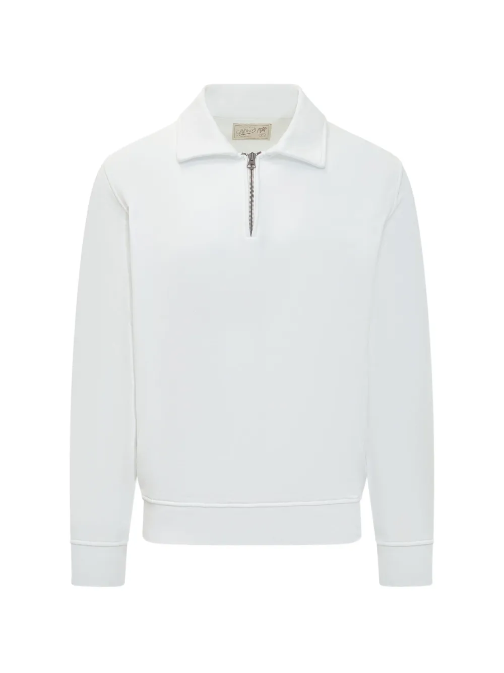 BL'KER halfzip rutgers sweatshirt - Bianco