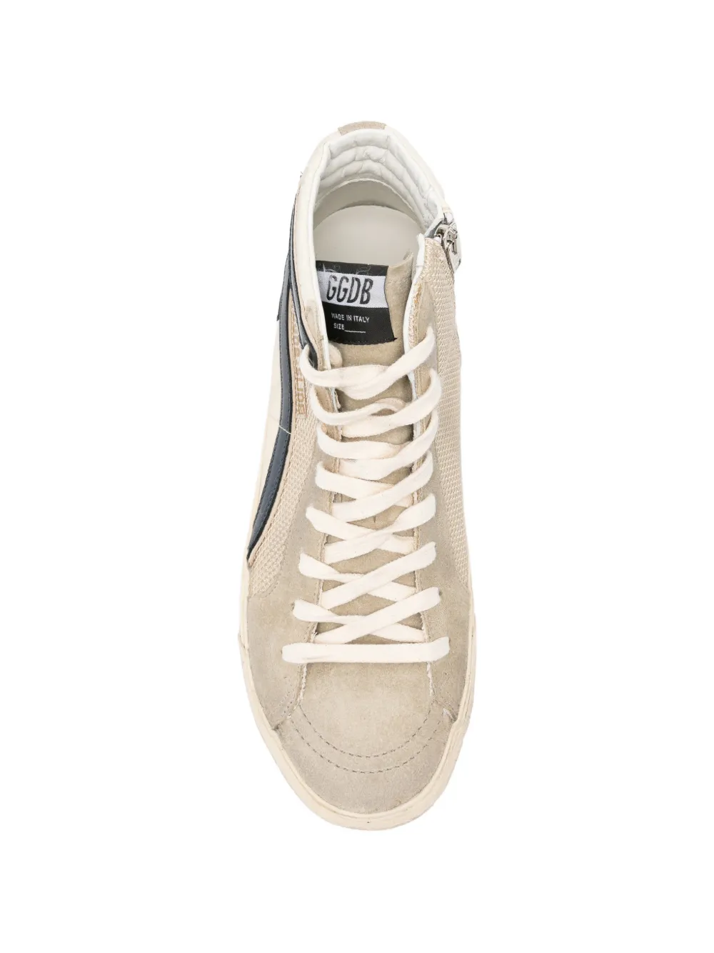 Golden Goose Slide star-patch sneakers Beige