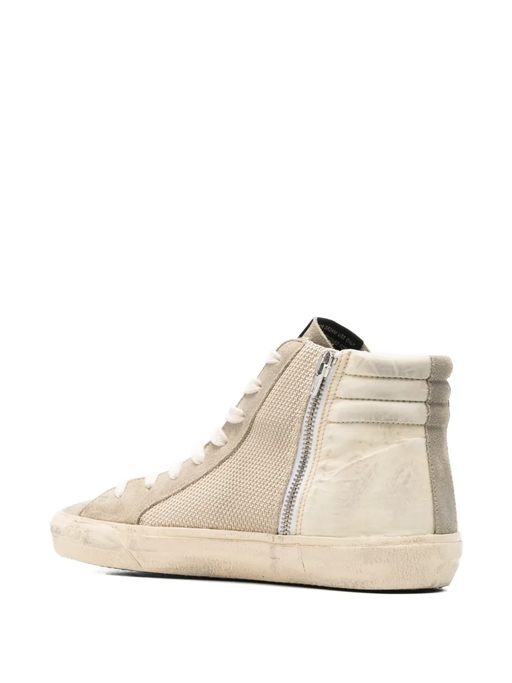 Golden Goose Slide star-patch sneakers Beige