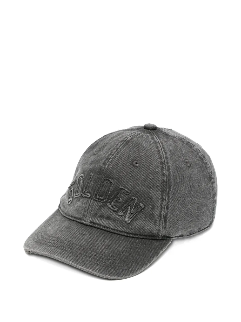 Golden Goose washed-effect baseball cap - Grau
