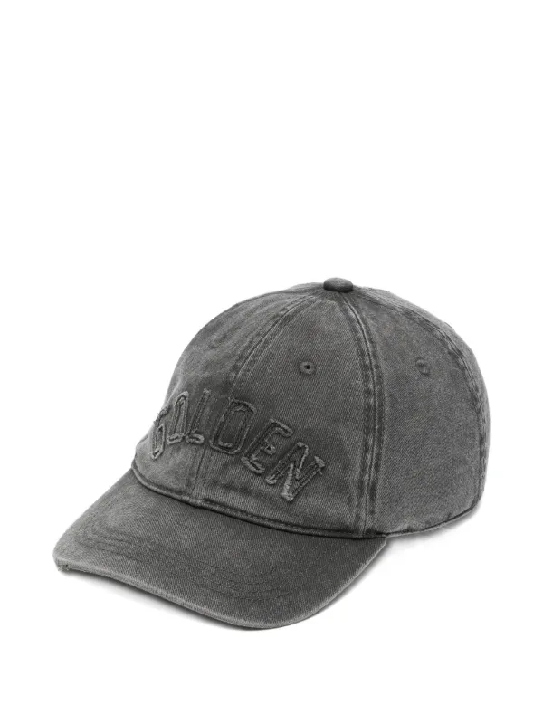 ゴールデングースGOLDENグレーキャップ Golden Goose ウォッシュド キャップ | グレー | FARFETCH JP