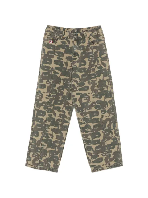 KidSuper Face Camo wide-leg jeans