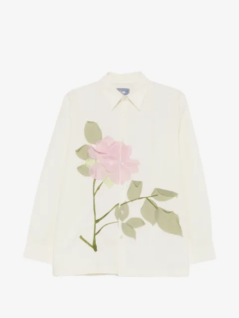KidSuper chemise à appliqués fleurs