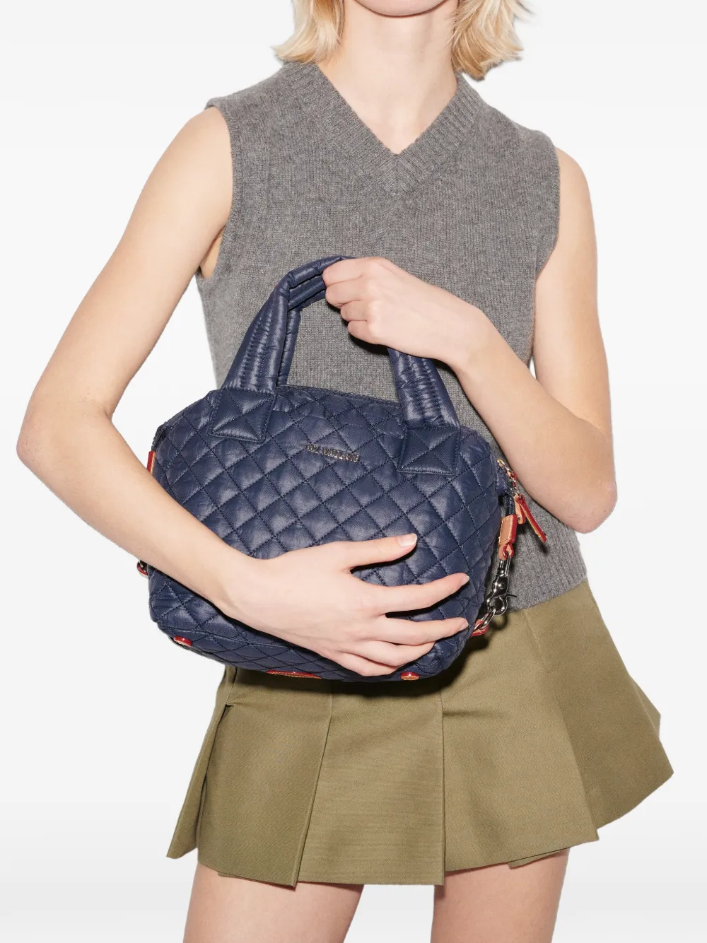  Mz Wallace Medium Sutton Tote Bag - Blue 