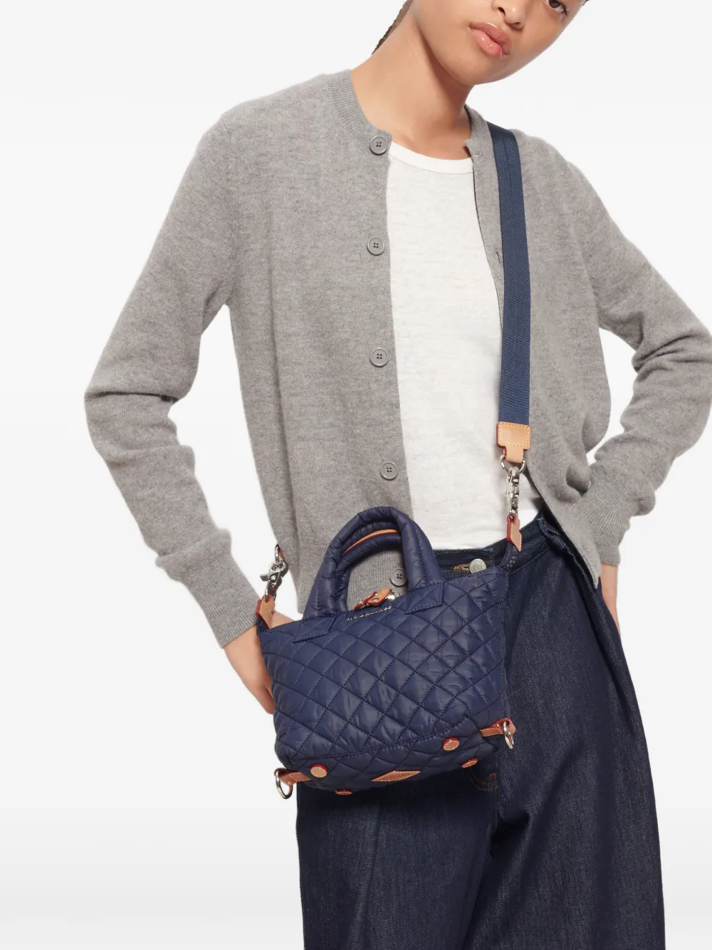  Mz Wallace Micro Sutton Cross-body Bag - Blue 