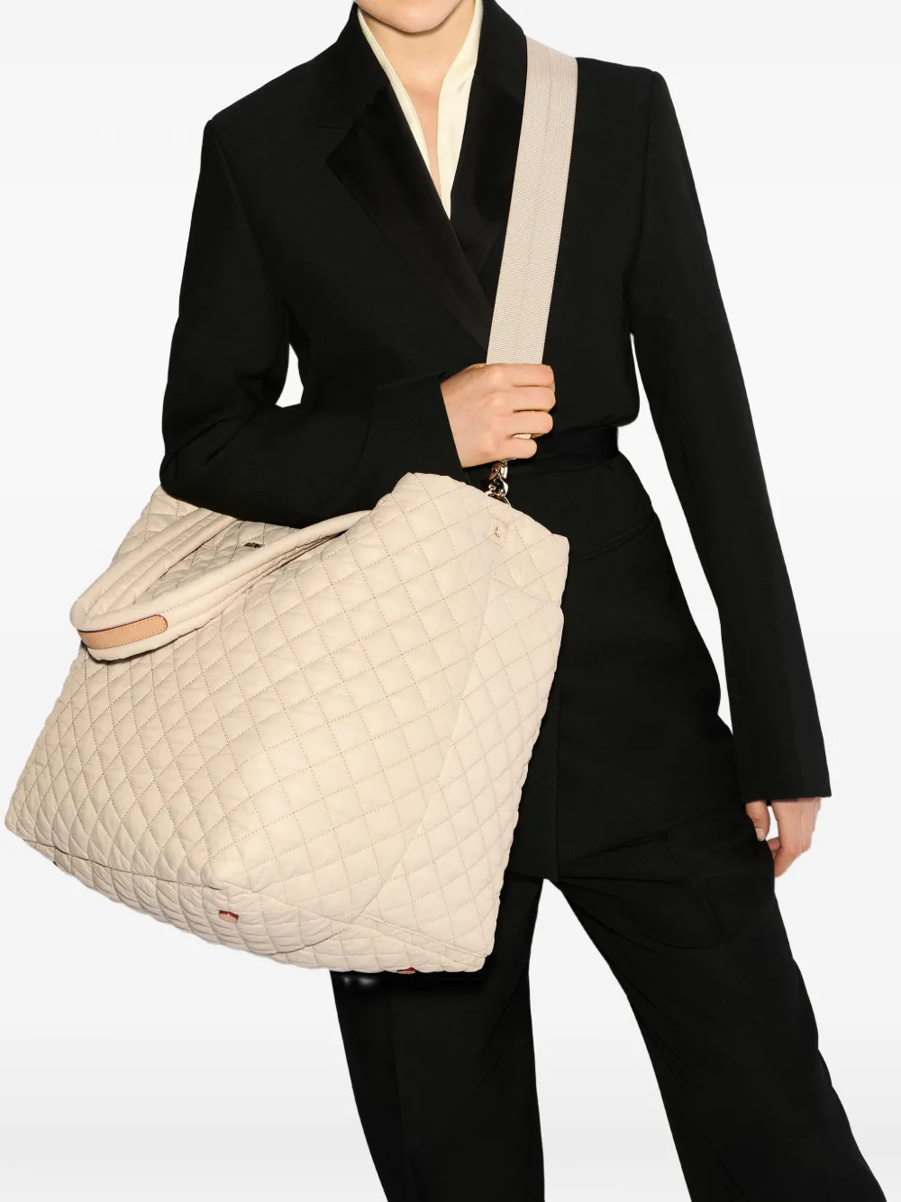  Mz Wallace Large Metro Tote Bag - Neutrals 