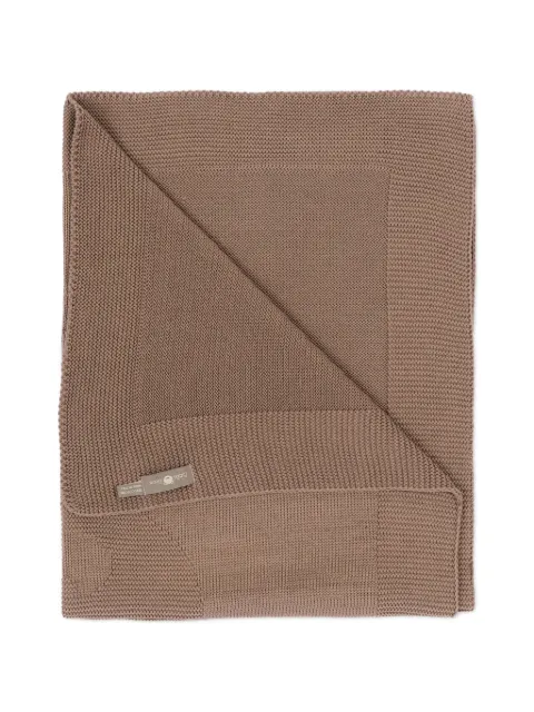 Little Bear bear-detail cotton blanket