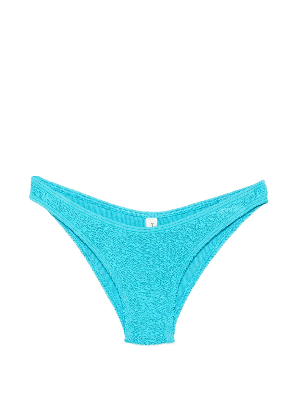 Bond-eye Sign textured bikini bottoms - Blu