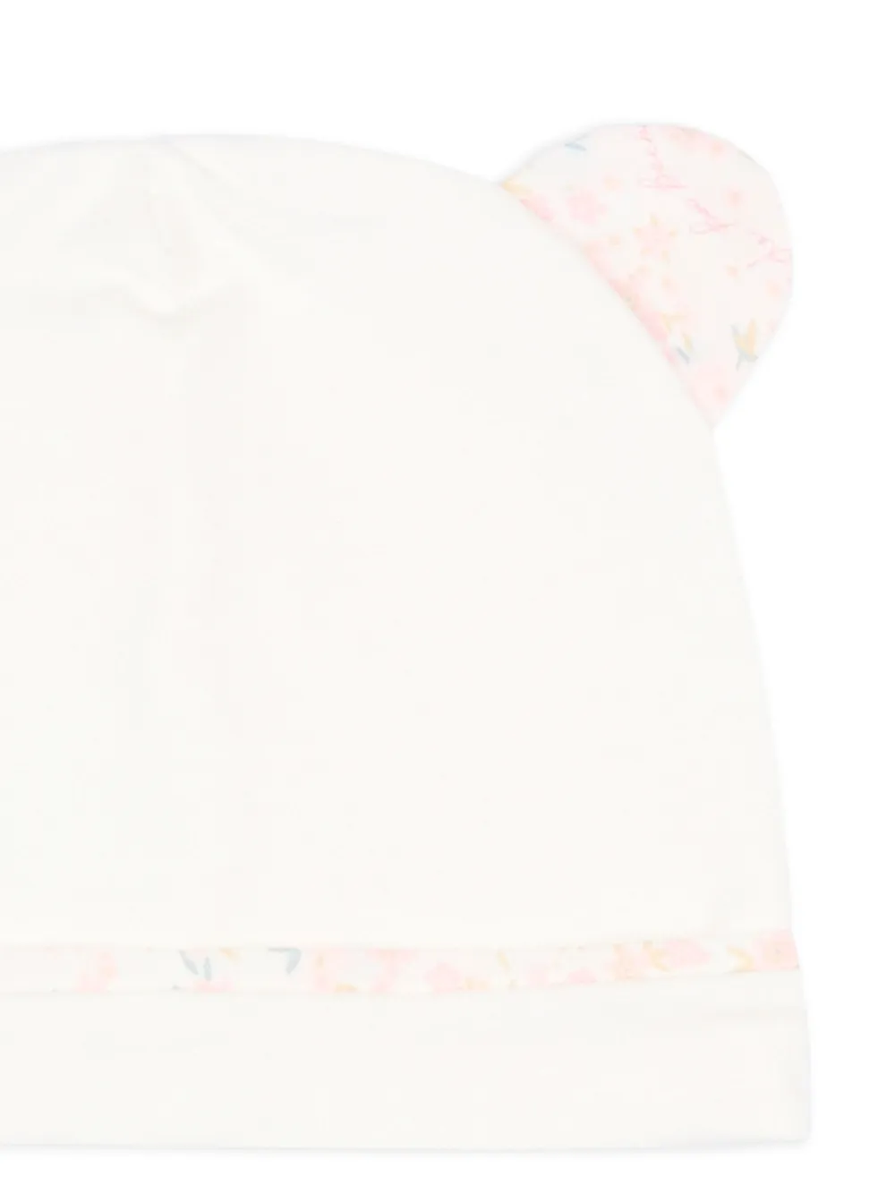  Le Boo Beebè Floral Bear Hat - White 