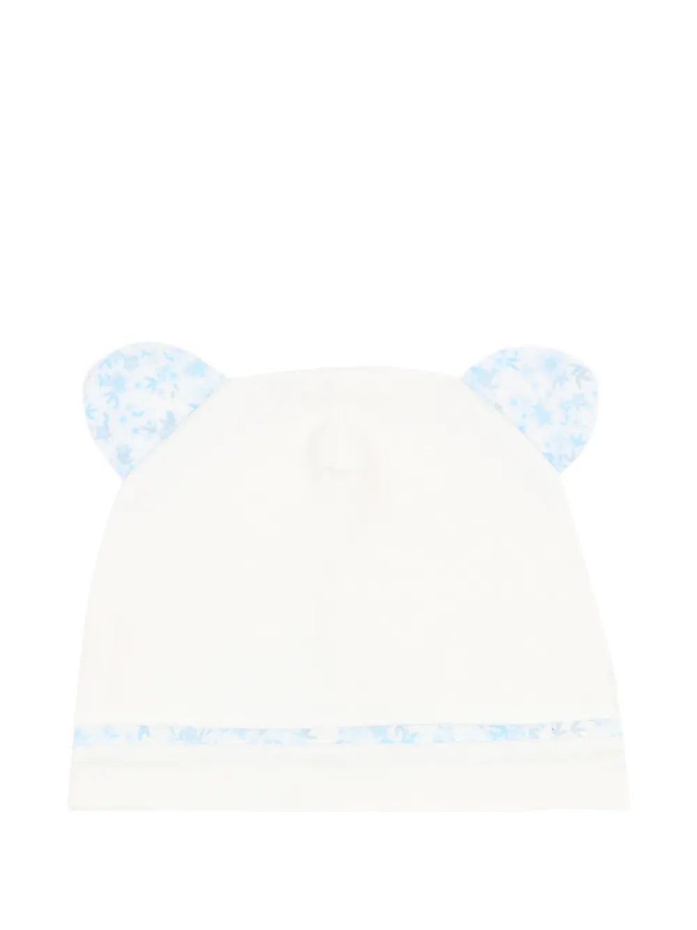 Le Boo Beebè bear appliqué hat - Bianco