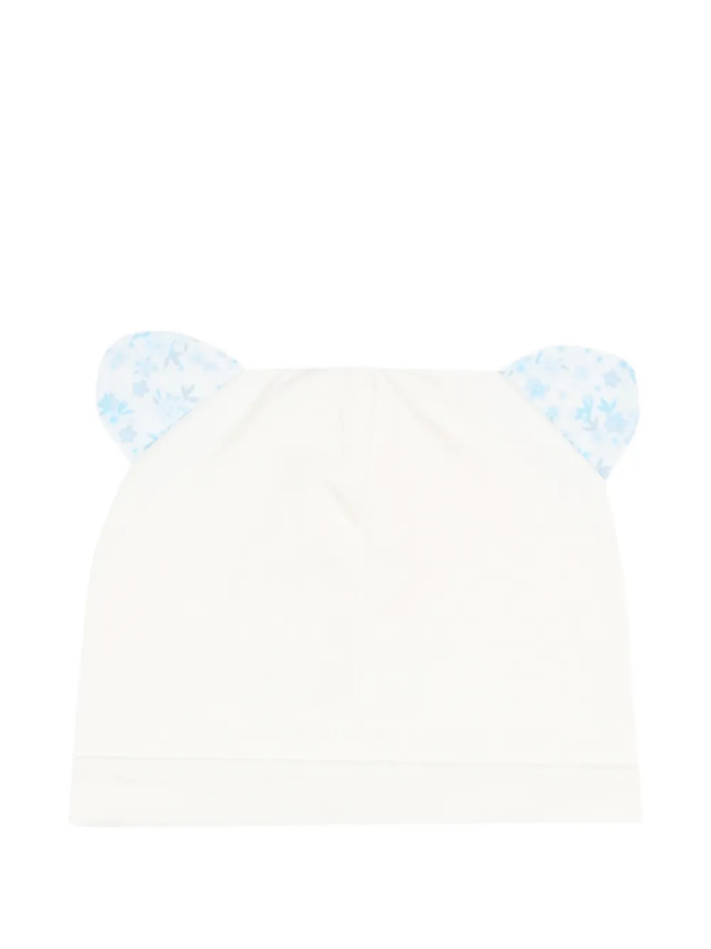  Le Boo Beebè Bear Appliqué Hat - White 