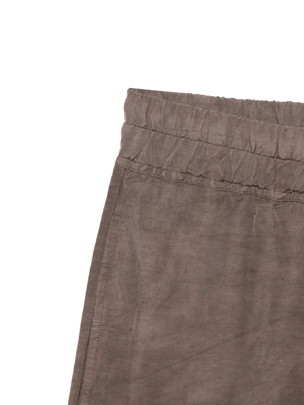 Roberto Collina Shorts met trekkoord Bruin