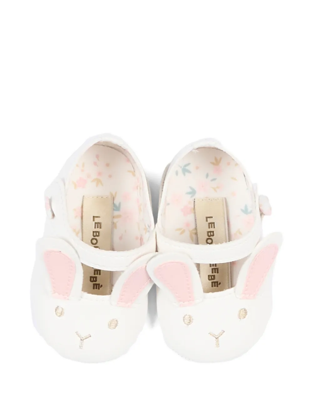 Le Boo Beebè bunny applique ballerinas Wit