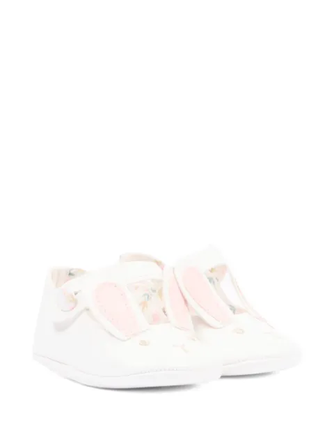 Le Boo Beebè bunny applique ballerinas