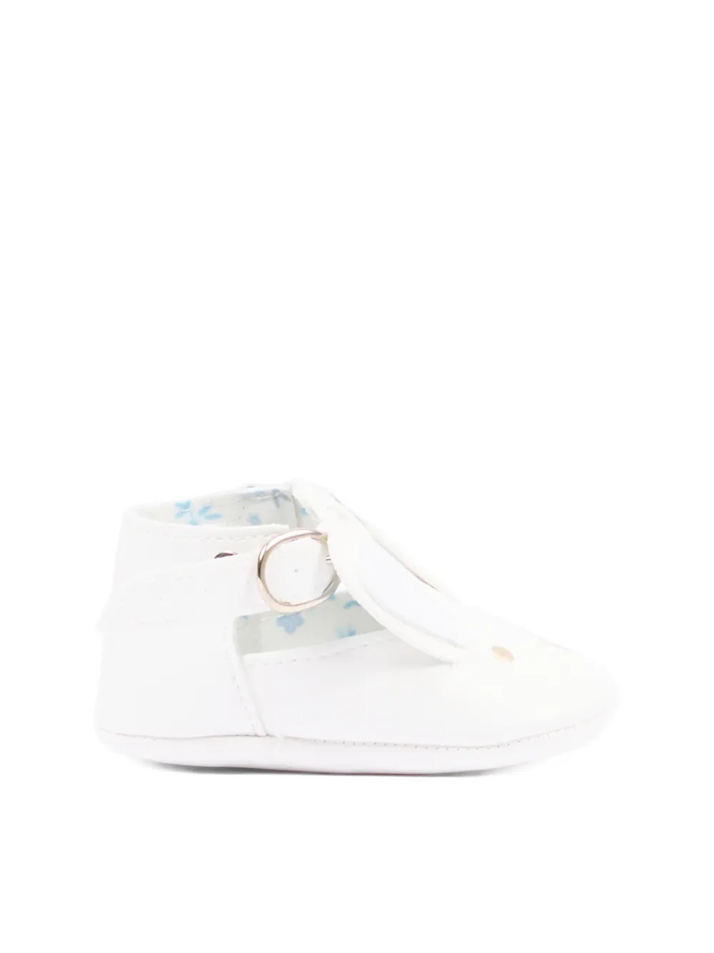 Le Boo Beebè Sandalen met konijnendetail Wit