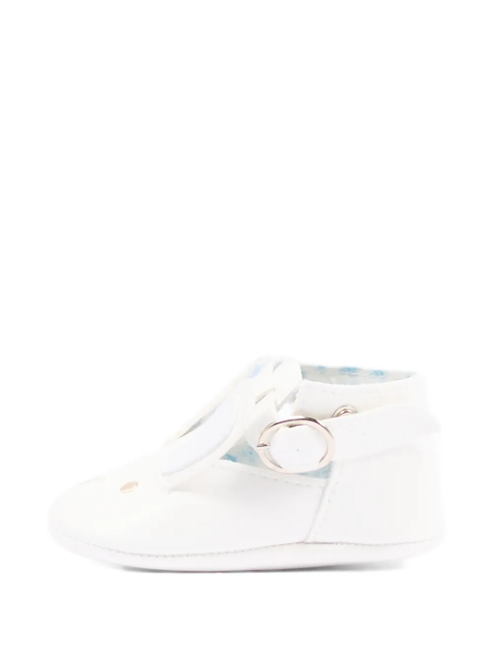 Le Boo Beebè Sandalen met konijnendetail Wit