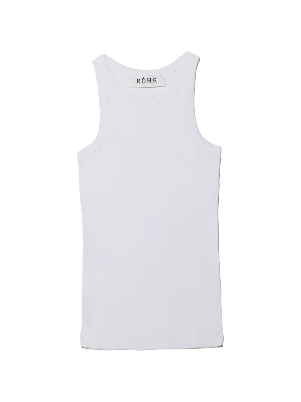 Róhe ribbed tank top - Bianco