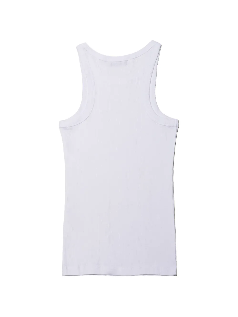  Róhe Ribbed Tank Top - White 