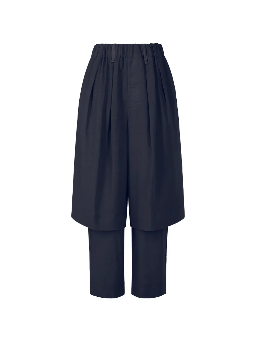 Issey Miyake Paper-esque pleated trousers - Nero