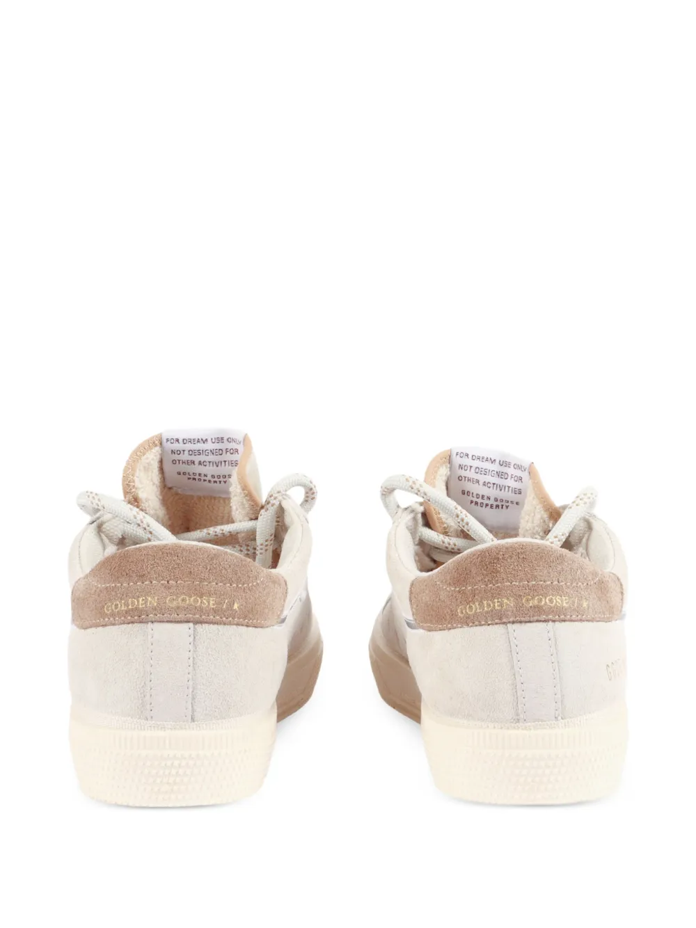 Golden Goose Kids May sneakers met sterpatch Beige