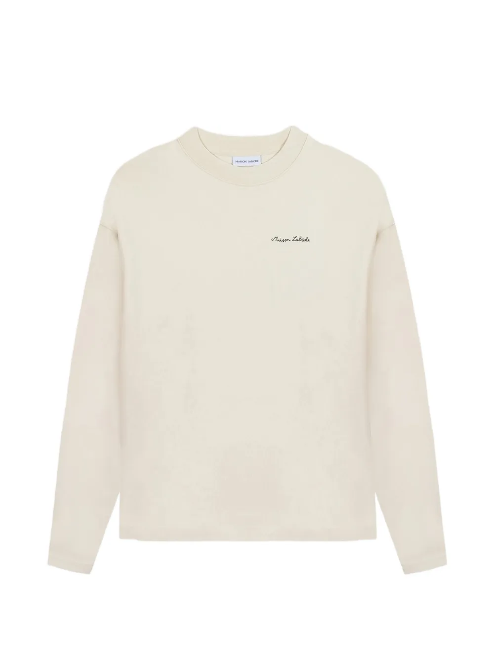 Maison Labiche logo-embroidered sweatshirt - Toni neutri