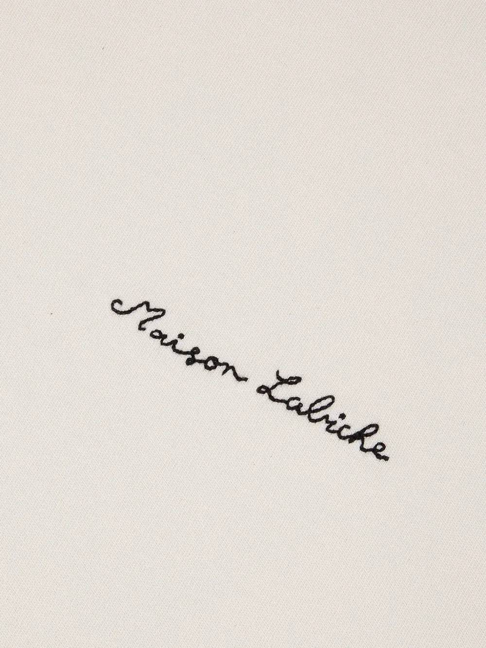  Maison Labiche Sudadera Con Logo Bordado - Neutro 