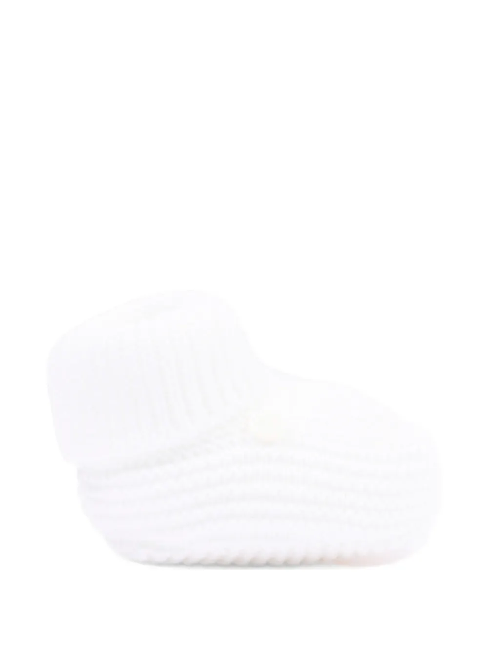 Little Bear button pre-walkers - Bianco