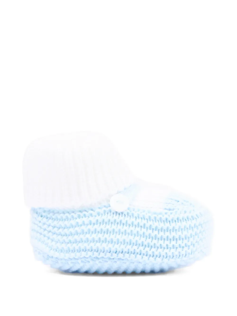 Little Bear two-tone knitted pre-walkers - Blu