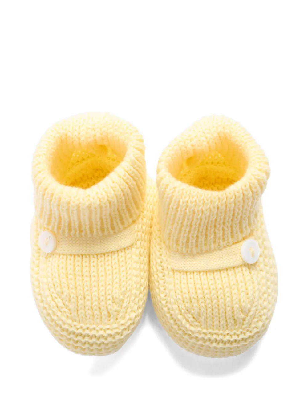 Little Bear Slofjes met knoopdetail Geel