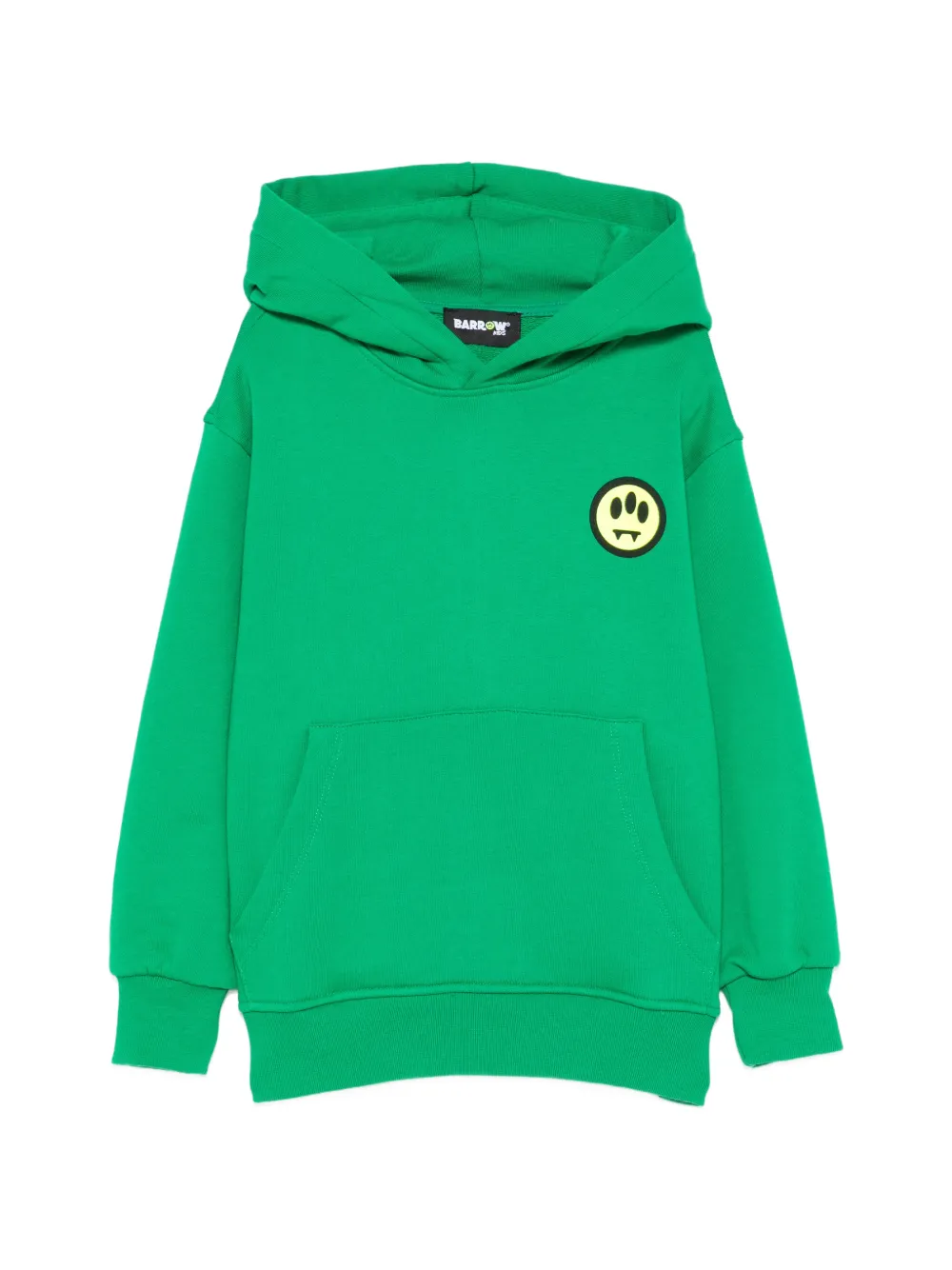 Barrow kids logo-print hoodie - Verde