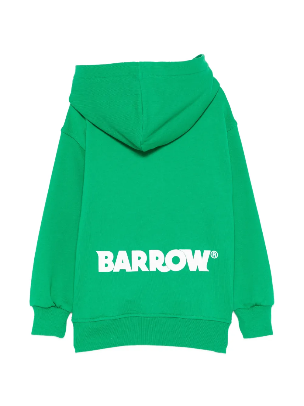 Barrow kids Hoodie met logoprint Groen
