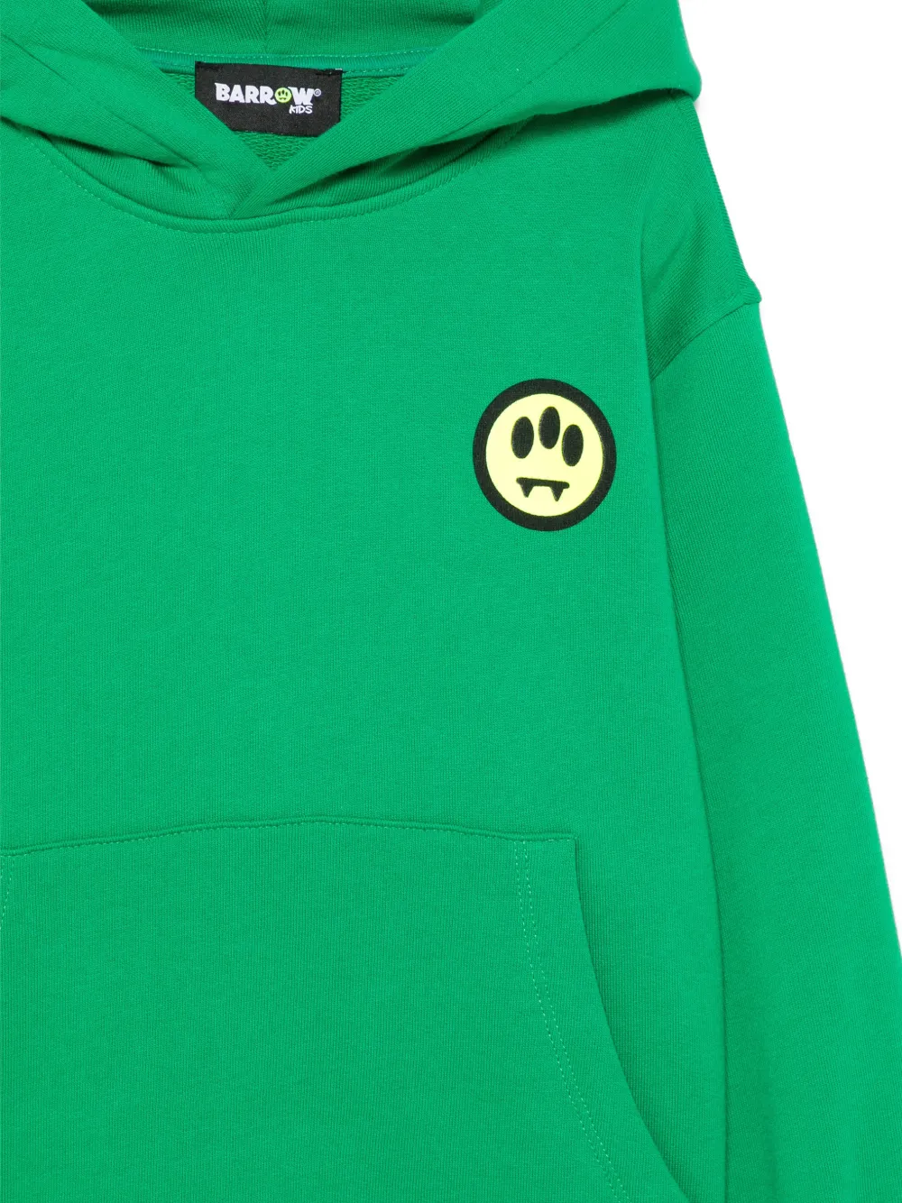 Barrow kids Hoodie met logoprint Groen