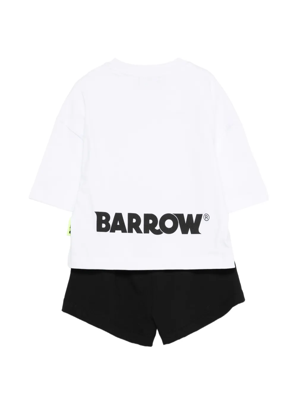 Barrow kids Shorts set met print Wit