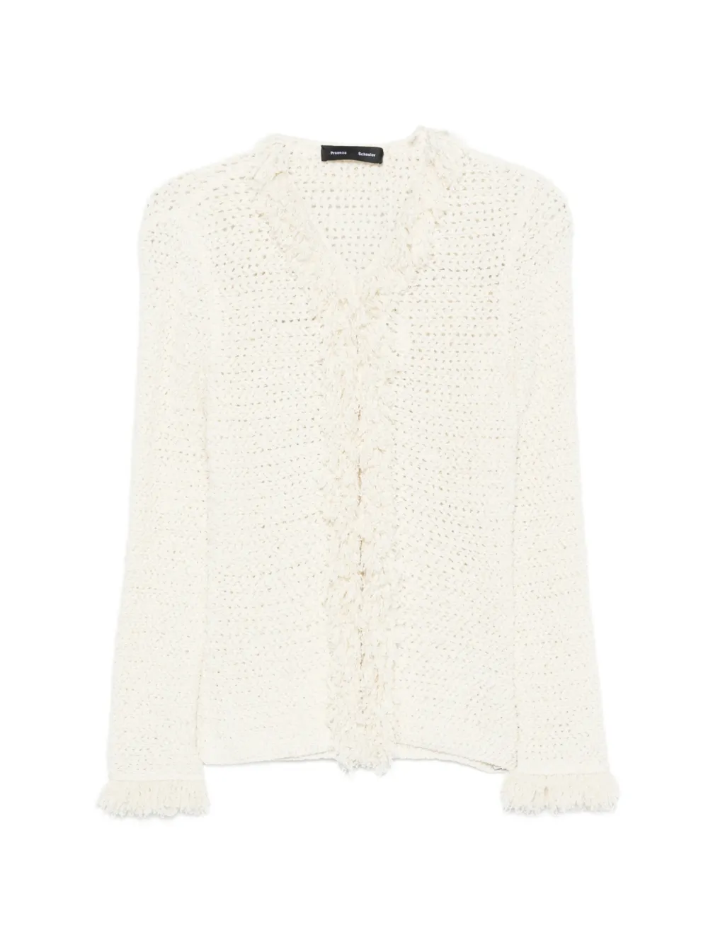 Proenza Schouler Nilo fringed blouse - Toni neutri