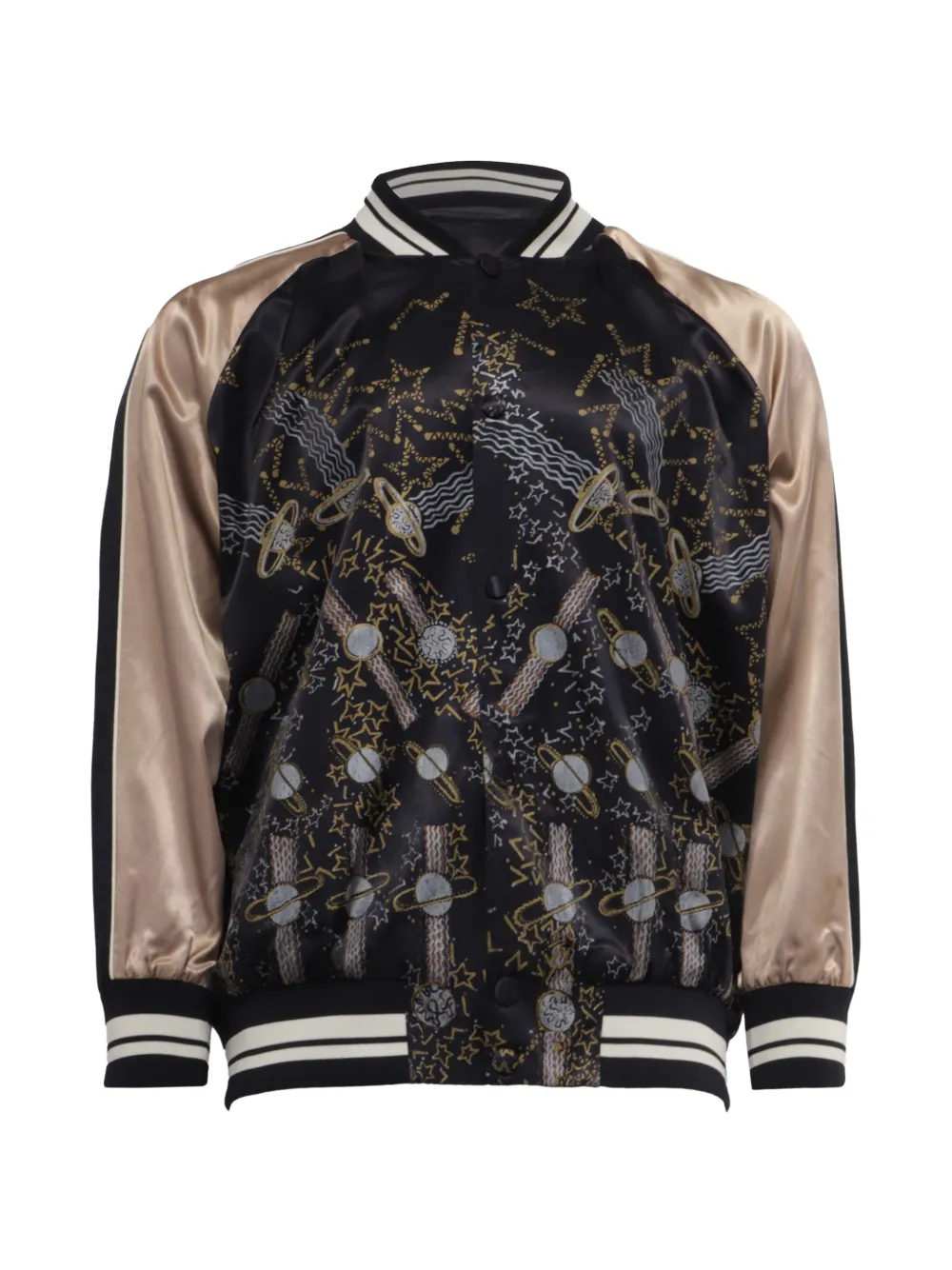 Valentino Garavani Pre-Owned Bomber con stampa - Nero