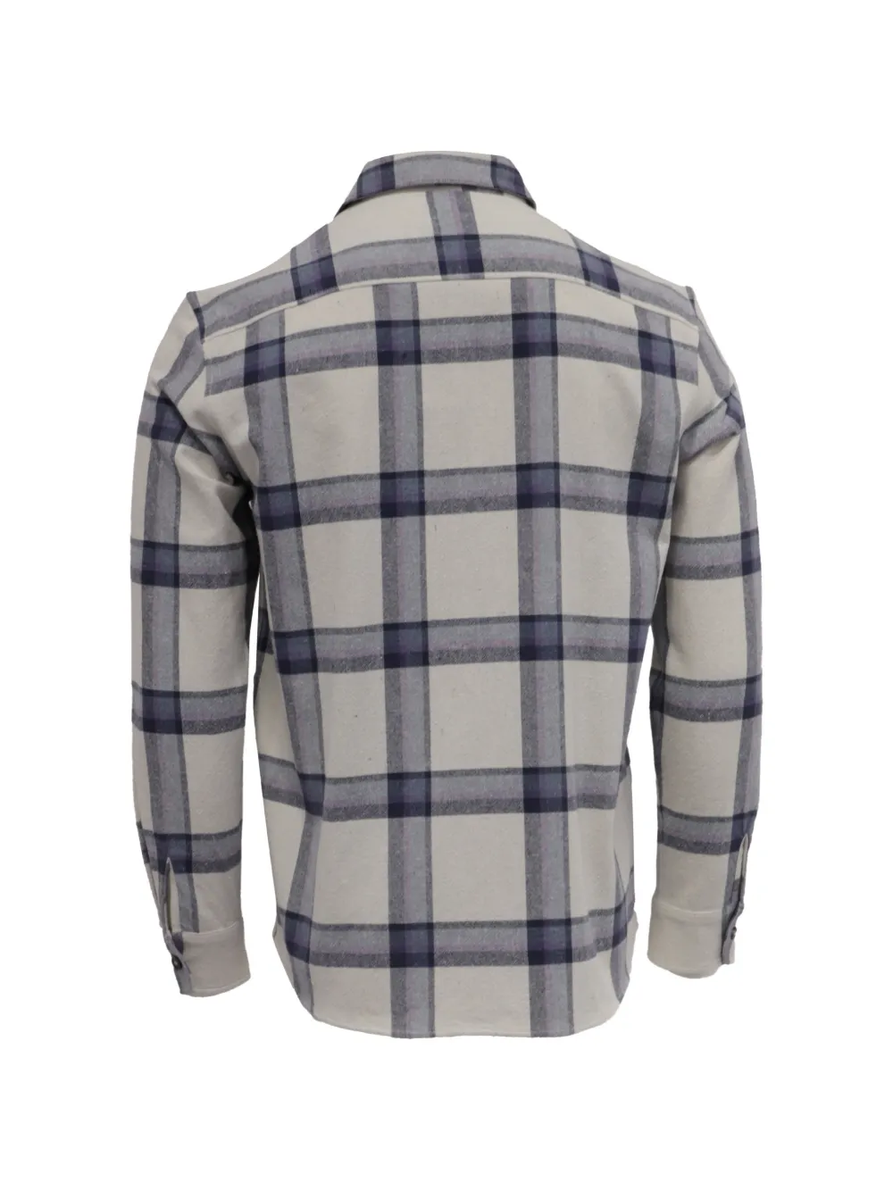  A.p.c. Multicoloured Check-print Long Sleeve Shirt - Neutrals 